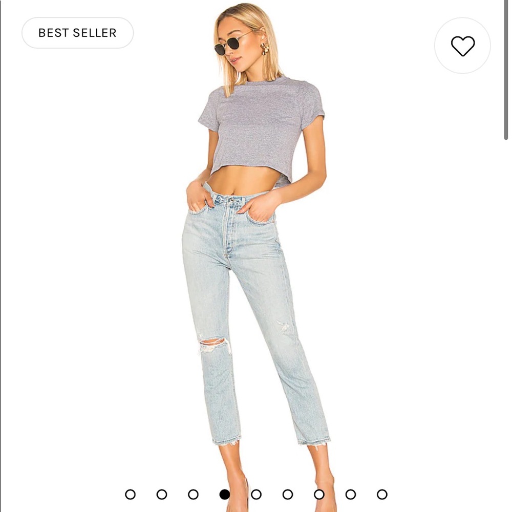 Agolde Riley Crop Jeans